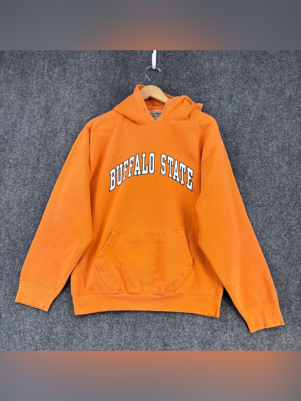 Steve & Barry’s Orange Buffalo State Men’s M Hoodie Sweatshirt University Merch